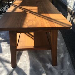 JM20454S)家具の大丸　BRUNO ブルーノ　センターテーブル　 引き出し付き 幅：約95cm 高さ：約40cm 奥行：約45cm  中古品【取りに来られる方限定】の画像