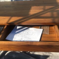 JM20454S)家具の大丸　BRUNO ブルーノ　センターテーブル　 引き出し付き 幅：約95cm 高さ：約40cm 奥行：約45cm  中古品【取りに来られる方限定】の画像