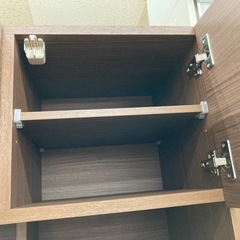 リユースマン倉敷、キッチンボード、ブラウン、収納、棚の画像