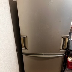 SHARP SJ-WA35K 大型冷蔵庫　左右両開きタイプの画像