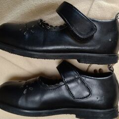 幼児お出掛け用　黒靴　16cmの画像