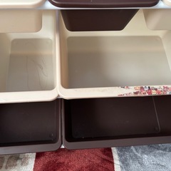 おもちゃ収納ラック3段の画像