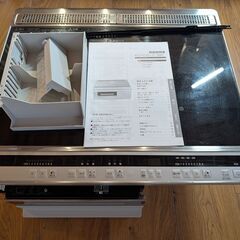 パナソニック製　ビルトインIHクッキングヒーター CH-AS6L ３口コンロ（２口ＩＨ＋ラジェント）の画像