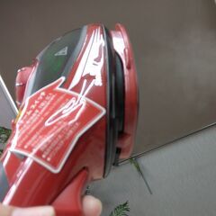 □ (株) スマイル パワフルハンディスチーマー スチームQ プラス JSE-4874－RR 動作確認済 製造年不明 部品欠品有り 現状渡しの画像