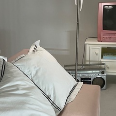 ピンクソファ/大阪24日まで/韓国インテリア　の画像