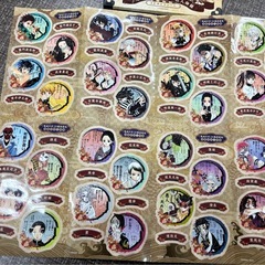 未使用　「鬼滅の刃 」21巻特装版謹製彩色人物録32キャラシールの画像