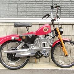 旧車 デコチャリ ハーレーダビッドソン スポーツスター ロードマスター Harley-Davidson Sportster USA  ビンテージバイク スピードメーター アメリカン チョッパー ローライダー ローチャリ ビーチクルーザー 超希少 珍品 の画像