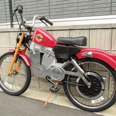 旧車 デコチャリ ハーレーダビッドソン スポーツスター ロードマスター Harley-Davidson Sportster USA  ビンテージバイク スピードメーター アメリカン チョッパー ローライダー ローチャリ ビーチクルーザー 超希少 珍品 の画像