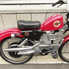 旧車 デコチャリ ハーレーダビッドソン スポーツスター ロードマスター Harley-Davidson Sportster USA  ビンテージバイク スピードメーター アメリカン チョッパー ローライダー ローチャリ ビーチクルーザー 超希少 珍品 の画像