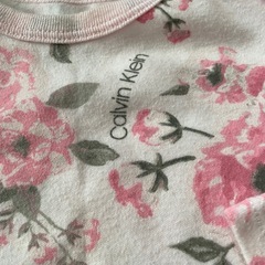 【80】カルバンクライン ロンパース ベビー服 長袖の画像