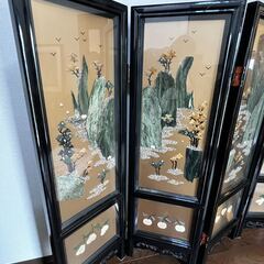 四曲屏風 高さ151.5cm／横幅46cm×4枚の画像