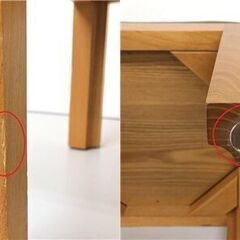 ss7902　ドレッサースツール スクエア レザー調 グレージュ 木脚 ミニスツール 四角 クッションスツール 木製 椅子 イス ローチェア スツール 中古の画像