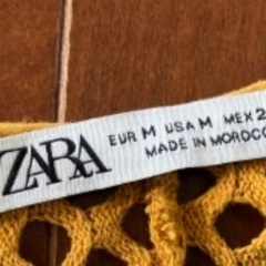 ZARA ニットワンピースの画像