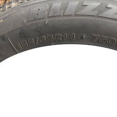 ブリヂストン BLIZZAK VRX 155/65R14 4本 2019年製の画像