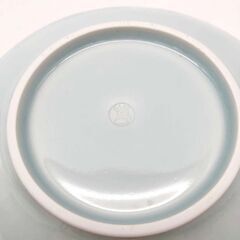 ss7903　快山窯 青白磁 兆花文六寸鉢 2個セット 共箱付 中鉢 ペールブルー 陶磁器 食器 水色 盛鉢 ボウル 深皿 和食器 工芸品 兆花文六寸鉢 未使用品の画像