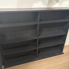 11/30まで　完成品　山善　ダークブラウン　本棚の画像