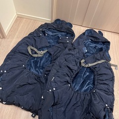 1回使用のみくまだっこひもカバー　抱っこ紐布団　1着1000円　　2着まであり　双子の画像