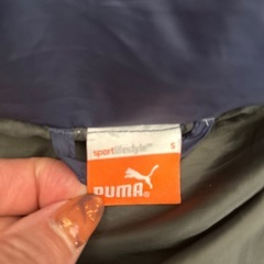 プーマ　ベンチコート　ネイビー　S sizeの画像