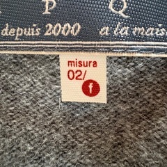 カシミヤ100% カーディガン グレーの画像