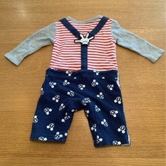 ミッキーマウスロンパース 70の画像