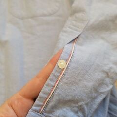 R&BLUES スリムフィット 長袖シャツ 41 Lサイズ程度 紳士 メンズの画像