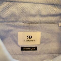 R&BLUES スリムフィット 長袖シャツ 41 Lサイズ程度 紳士 メンズの画像
