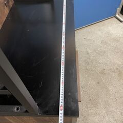 【良品】Rafila 食器棚 ウォールナット 多収納 お洒落 二分割可能 早い者勝ち 引取歓迎 配送OKの画像