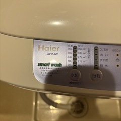11/24迄ハイアール洗濯機4.2kg
の画像