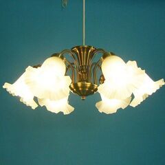 あげます！ガラスシェードペンダントライト※11月末処分の画像