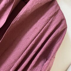 チャイナ風　中国風　着物リメイクロングワンピース　　上品な模様発色　羽織り　正絹の画像