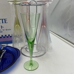 ピルスナー5Pcs &クーラーセット　スタンド付き　PALETTE パレット　ワイン　ピルスナー5個、ワインオープナー、ワインクーラー、トレー、スタンドのセット　　の画像