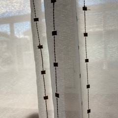 カーテン＋レースの画像