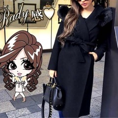 Rady ファーロングラップウールコート の画像