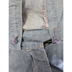 As know as de base デニムアウター M〜L相当 フード付きの画像