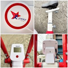 【❗️✨お家でエクササイズ✨❗️】PEEZ エアロバイク（フィットネスバイク）✨現状品／簡易メーター付きの画像