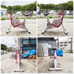【❗️✨お家でエクササイズ✨❗️】PEEZ エアロバイク（フィットネスバイク）✨現状品／簡易メーター付きの画像