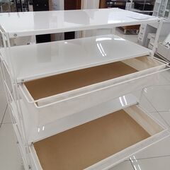 ★リユースのサカイ日立店★HJ8344 無印良品 ラック ホワイト H120×D40×W84 クリーニング済み の画像