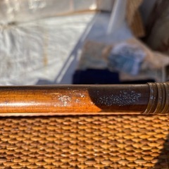 ラタン 3段チェストの画像