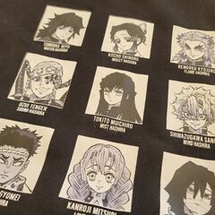 鬼滅の刃 トレーナー 140サイズ 黒 GU 裏起毛の画像