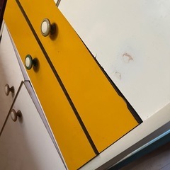 昭和レトロ ポップな収納棚  ラック 食器棚 家具  古道具の画像