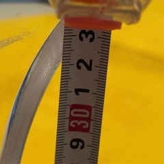 クリアアクリルローテーブルの画像