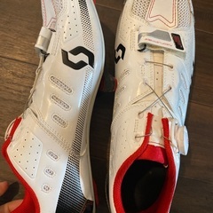 SCOTT 自転車シューズ ホワイト/レッド. (Size EUR 42)の画像