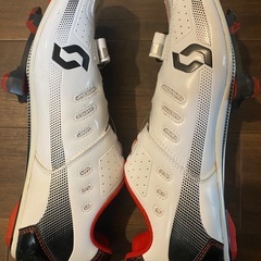 SCOTT 自転車シューズ ホワイト/レッド. (Size EUR 42)の画像