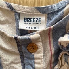 【80】BREEZE ストライプ ワンピースの画像