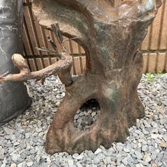 鷹　置物　金属製 金属工芸 アンティーク 骨董品 の画像