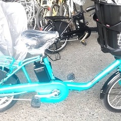 ⚠️売れ過ぎ注意報⚠️試乗🉑新車仕上げ⭐️中古子供乗せ電動自転車パナソニックギュットの画像