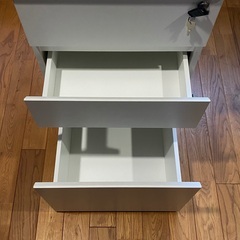 オフィス用 キャビネット ワゴン 白 大阪市 / 引き取りのみの画像