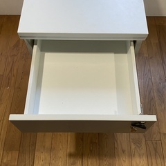 オフィス用 キャビネット ワゴン 白 大阪市 / 引き取りのみの画像