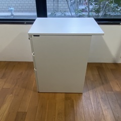 オフィス用 キャビネット ワゴン 白 大阪市 / 引き取りのみの画像