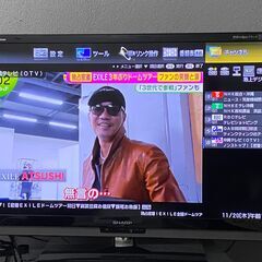 SHARP液晶テレビ正常動作品　40インチ・3D対応の画像